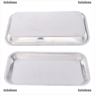 {GoGoHome}1PC Stainless Steel Storage Tray Doctor Surgical Dental Tray Tattoo Accesory