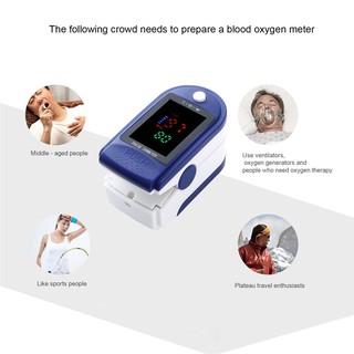 Portable Monitor Finger Oximeter Pulse Xximeter Blood Oxygen Pulse Rate Monitor (6)