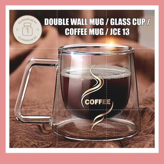 DOUBLE WALL MUG / GLASS CUP / COFFEE MUG / JCE 13