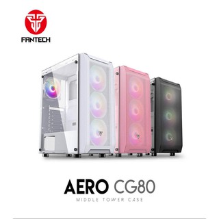 Pc case Fantech RGB AERO CG80 mid tower 4 RGB FANS INCLUDED ATX MATX ITX (LIMTED EDITION)