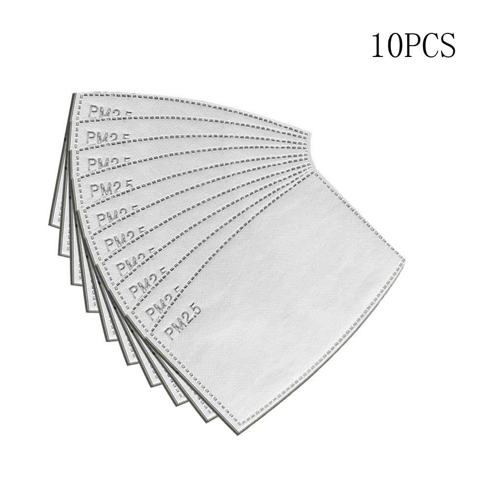 30PCS PM2.5 N95 Activated Carbon Filter Mask Filter Adult