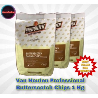 Butterscotch Baking Chips 8000 Count Van Houten Proffesional