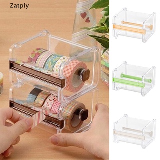 Zatpiy Desktop Tape Dispenser Tape Cutter Washi Tape Dispenser Roll Tape Holder PH