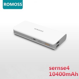 Original Romoss 10400mAh Powerbank Sense4 FAST Charging COD