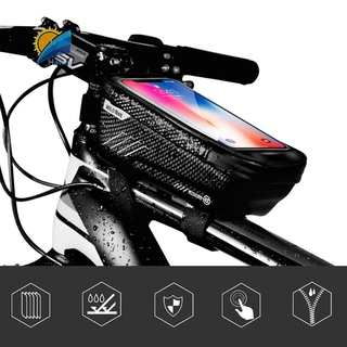 Hw WILD MAN MTB Bag Rainproof Waterproof Cycling Bag Bicycle Top Tube Bag Touch Screen Bag (1)