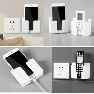 cell phone wall holder Adhesive Mobile Phone Bracket Shelf Remote Wall Hanging Charging Holder