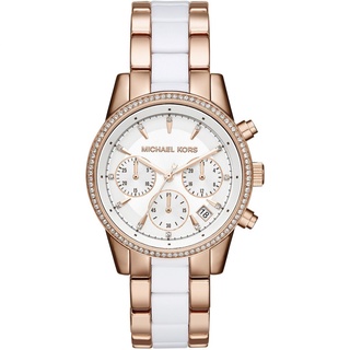 ♈۞100% original Michael Kors MK6324 Ritz Rose Gold Wrist Watch for Women