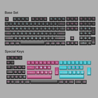 Akko Midnight 178-Key ASA Profile PBT Double-Shot Full Keycap Set for Mechanical Keyboards with Collection Box (3)