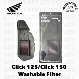 CLICK 125 150 WASHABLE RACING PERFORMANCE HIGH AIR FLOW AIR FILTER