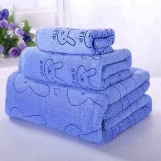 Set of 3pcs towel Bath towel Face Towel