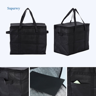 Superwy New Extra Large Insulated Catering Bag Thermal Take Away Home Deliveries Food Bags