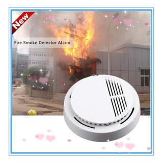 【Free Battery】 Photoelectric Sensitive Sensor Smoke Detector Fire Alarm For Family Guard