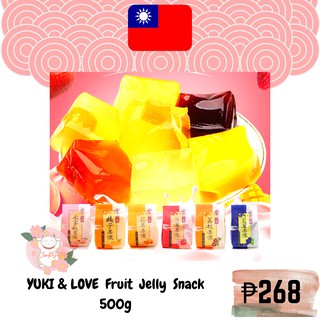 YUKI&LOVE Fruit Jelly Snack 500g | 𝖳𝖺𝗂𝗐𝖺𝗇