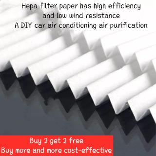 Hepa Filter Paper DIY Self-made Air Purifier Air Conditioning Dust Net Cotton Pm2.5 Car Air Conditioning Filter Paper Filter (1)