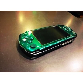 RARE! Psp 3000 LIMITED EDITION SPRINTED GREEN !