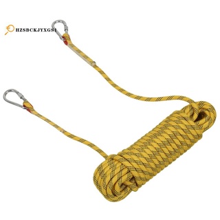 20M Outdoor Climbing Rope Diameter 12mm Outdoor Hiking Accessories High Strength Rope Safety Rope Lifeline Hiking Accessories Yellow