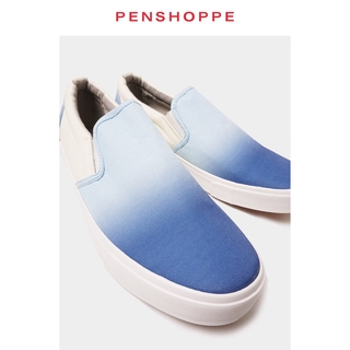 Penshoppe Slip-On Sneakers (Navy Blue/Wheat) (3)