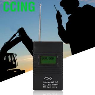 CCing Portable Walkie Talkie RF Power Frequency Counter Meter Tester Decoder 50MHZ-2.4G