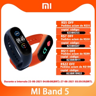 Newest Mi Band 5 Xiaomi Mi Band 4 Smart Miband 4/5 nfc Bracelet Heart Rate Fitness 135mAh Color Scr