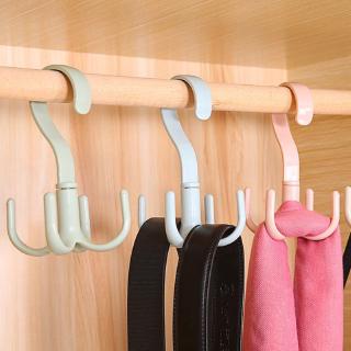 360-degree High hardness support Rotation Hanging Hook Storage Hanger Home Use for Clothes Bag Hat Scarf