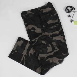 cargo pants▣✠J.Sen 6 Pocket Camouflage Cargo Pants Black 28-38