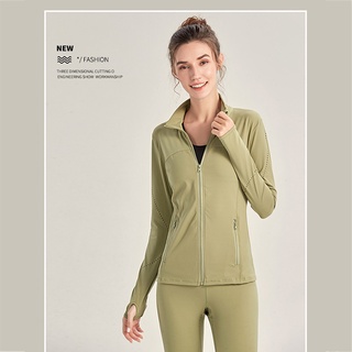 4 color women's Lululemon yoga jackets coats gym sports jogger zipper coats 1251 (4)