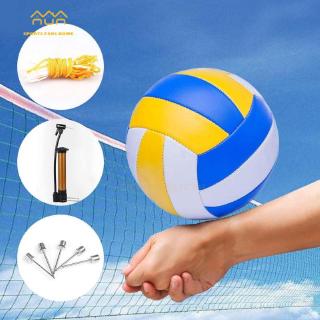 Beach Volleyball Soft PU Volley Ball Soft Touch Leather Volleyball School Sports Equipment Needle (1)