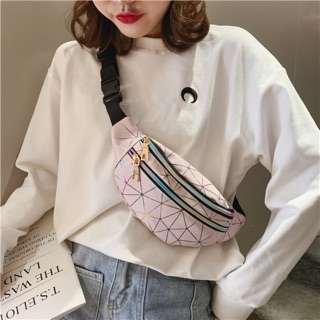 W&S #020 korean beltbag fashion waist line beltbag waist fanny pack xt