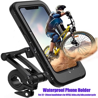 【Ready Stock】♗❦【Hot】Fully Waterproof Phone Holder,For Motorcycles, Electric Bicycles,Bike,Freely Adj