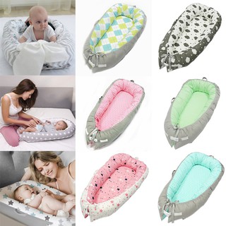【Foldable】Portable COTTON Baby Crib Baby Separated Bed Baby Lounger Nest Bedding Cot Newborn Sleeper