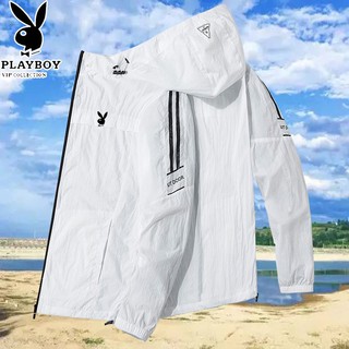 Men Quick Dry Hiking Jackets Waterproof Sun-Protective Skin Windbreaker Playboy VIP men prevent bask in summer clothes ultra-thin plus-size uv coat jackets sun-protective clothing