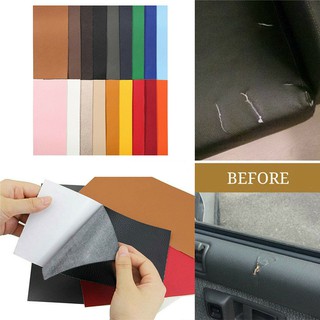 30cm*25cm Leather Patch Self Adhesive Stick-on No Ironing Sofa Repairing Leather PU Fabric Stickers