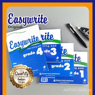 （Hot Sale） Stationary School Supplies Easywrite Writing Pad 80Lvs Grade 1,2,3,4