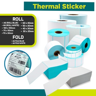Thermal Barcode Sticker for Thermal G-Printer | Waybill Thermal Sticker Waterproof Sticker