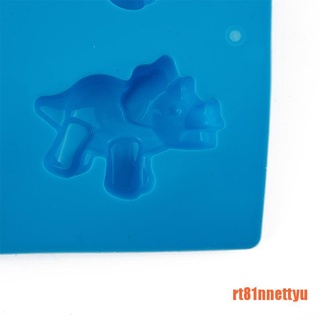 【NNET】3D Dinosaur Silicone Soap Mold Cake Chocolate Candy Fondant Candle Soa (4)