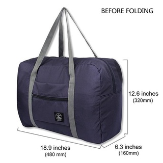Wind Blows Folding Carry Bag Travel bag Foldable Nylon Zipper WaterProof Luggage Bag (5)