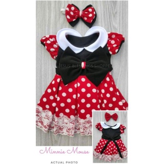 Mickey Minnie Mouse Baby Toddler Dress Costume