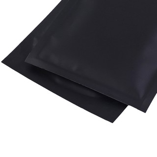 100x Matte Black Heat Selfseal Bags Zip Lock Packaging Bags (2)