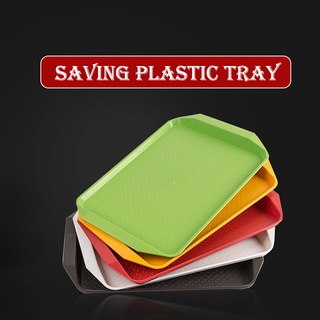 Rectangular Plastic Tray/Non-Slip Serving Plate Tray/ Fruit Dessert Tray