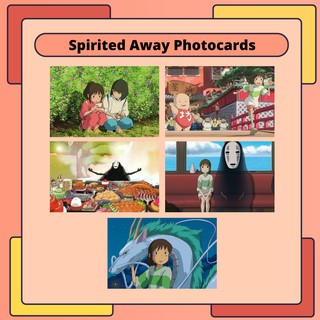 Spirited Away Studio Ghibli Waterproof Glitter Coated Photocard