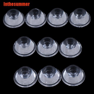 [Inthesummer] 10pcs 20mm 10/30/60/90/120 degree optical glass led lens reflector collimator