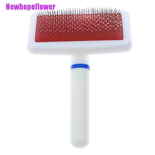 [NFPH] Pet Slicker Brush For Dogs Cats Massage Brush Deshedding Comb Grooming Brush (1)