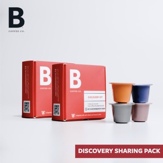B Coffee Co. Discovery Sharing Pack - 2 Assorted Packs of Nespresso Compatible Coffee Capsules