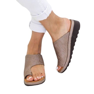 Summer Women Sandals Foam Flat-bottomed Slippers Half-toed Sandals Solid Color