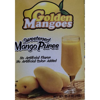 Golden Mango Puree sweetened 1000g