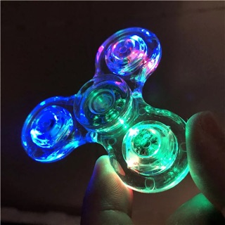 Transparent Crystal LED spinner