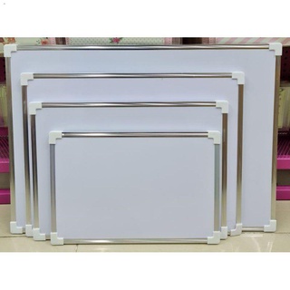 Ready Stock♞₪⊕Stationary 2 Sided Magnetic Aluminum White Board Magnetic Whiteboard with 2 magnet 1 m