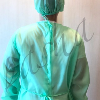 PPE Washable Isolation Suit Labgown Set w/ Faceshield pashaclothing (6)