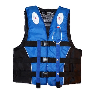Polyester Adult kids Life Vest Jacket Swimming Boating Ski Drifting Life Vest with Whistle M-XXXL