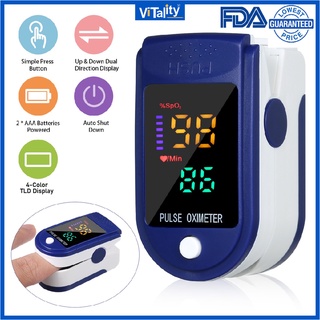 Ready | Oximeter finger pulse Fingertip LED Blood Oxygen Pulse Rate Monitor Portable Oximeter
